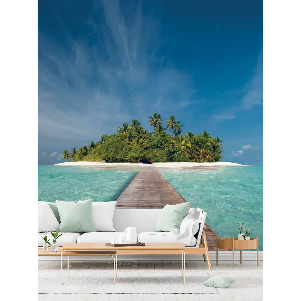 Фото Фотообои флизелиновые Postermarket 254x184 см WM-29NW Деревянный пирс