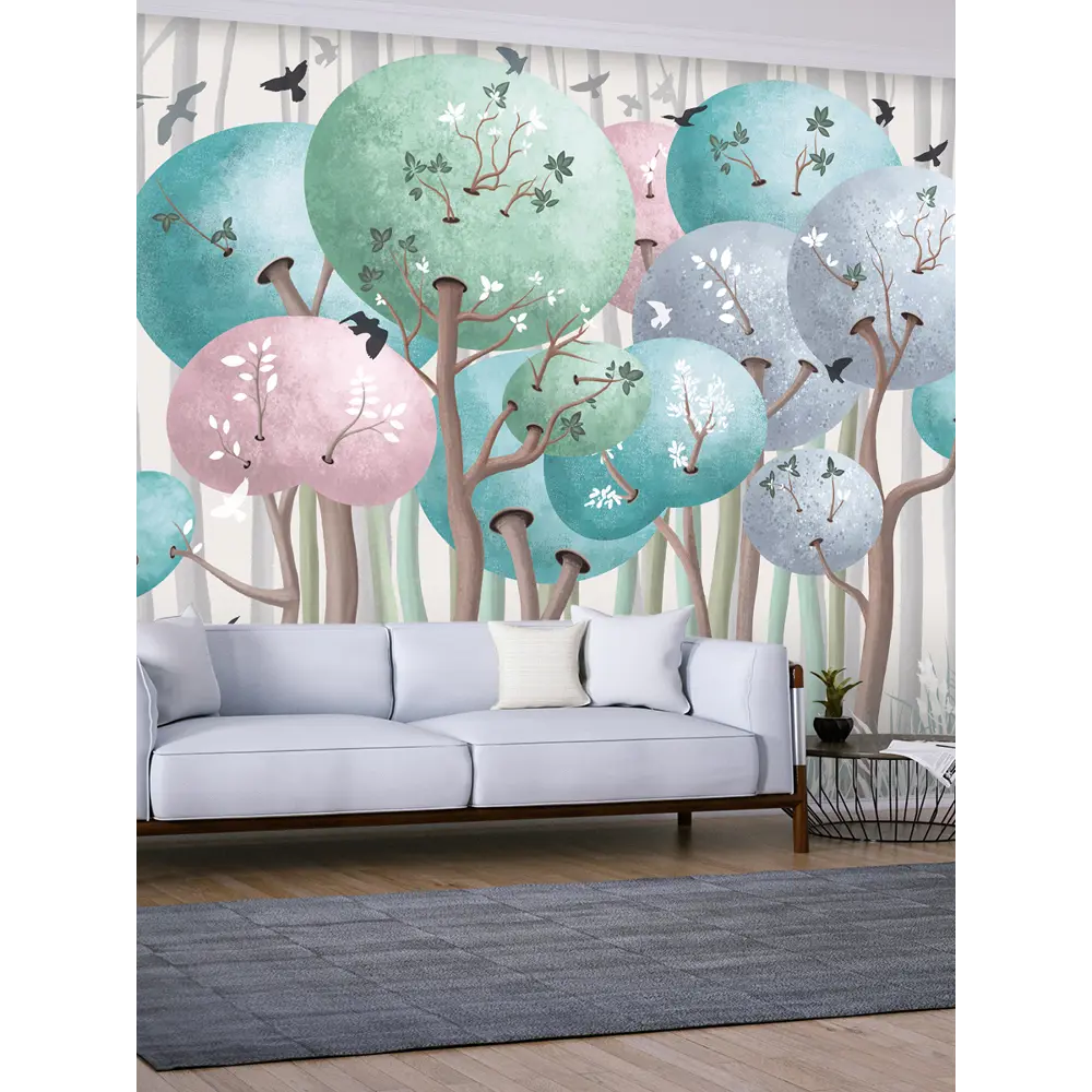 Фото 6 Фотообои бумажные Postermarket 400x270 см WM-300 Сказочный лес