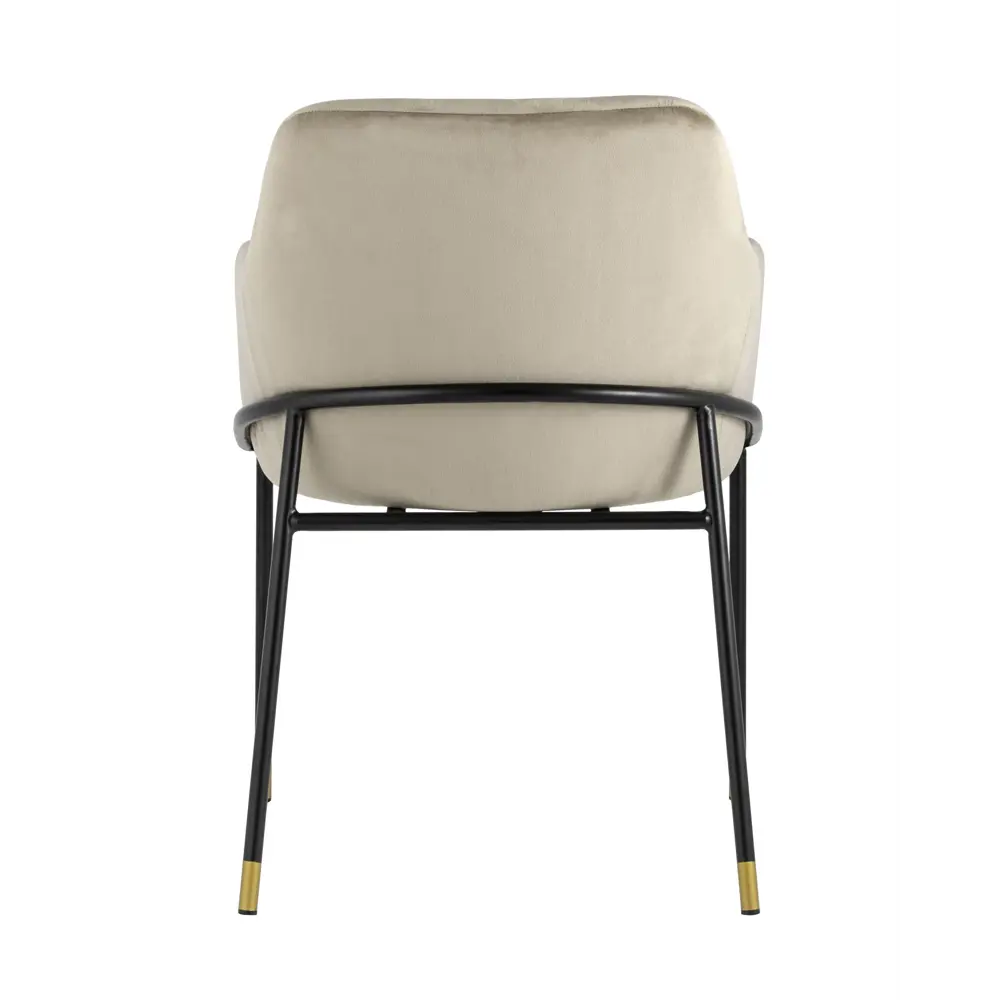 Фото 4 Кухонный стул Stool Group Сандра 82x57x41 см велюр цвет бежевый Фото 4 Кухонный стул Stool Group Сандра 82x57x41 см велюр цвет бежевый