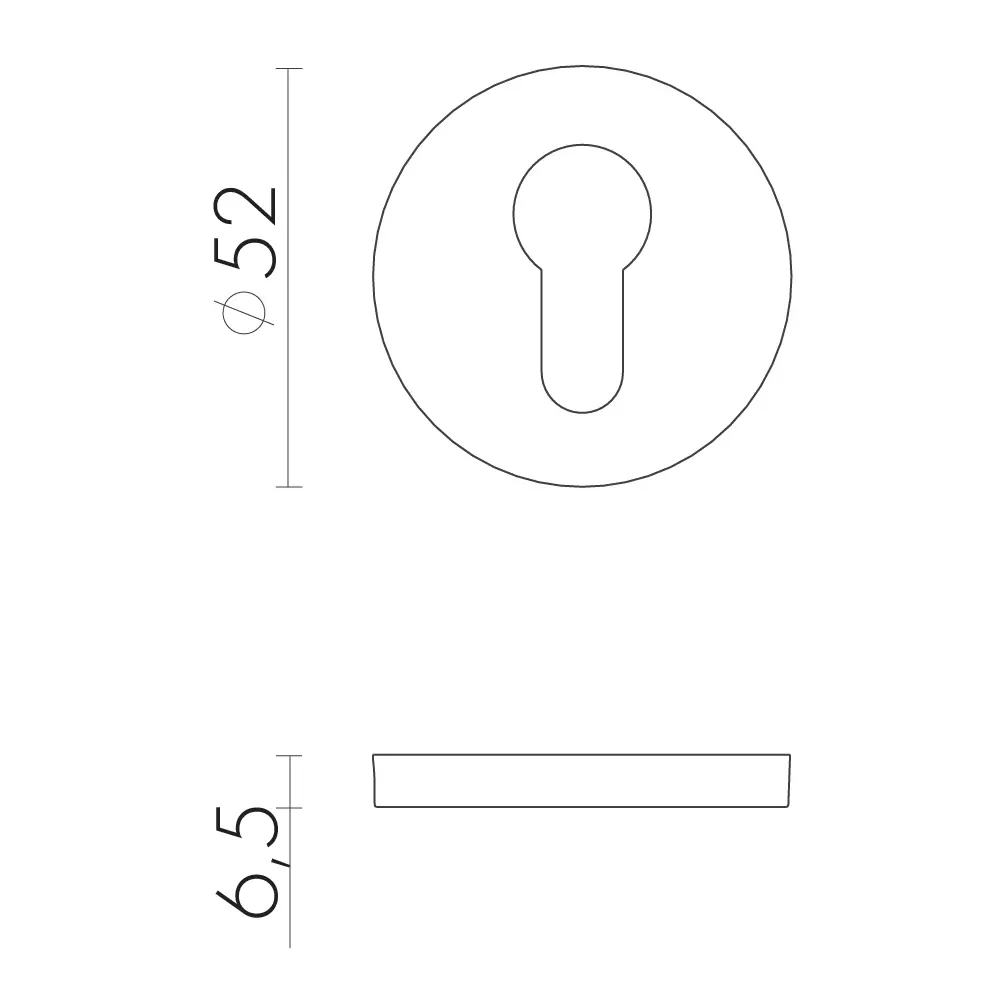 Фото 2 Накладка на цилиндр Fuaro ET.R.SLR52 SSG-39 сатинированное золото Фото 2 Накладка на цилиндр Fuaro ET.R.SLR52 SSG-39 сатинированное золото