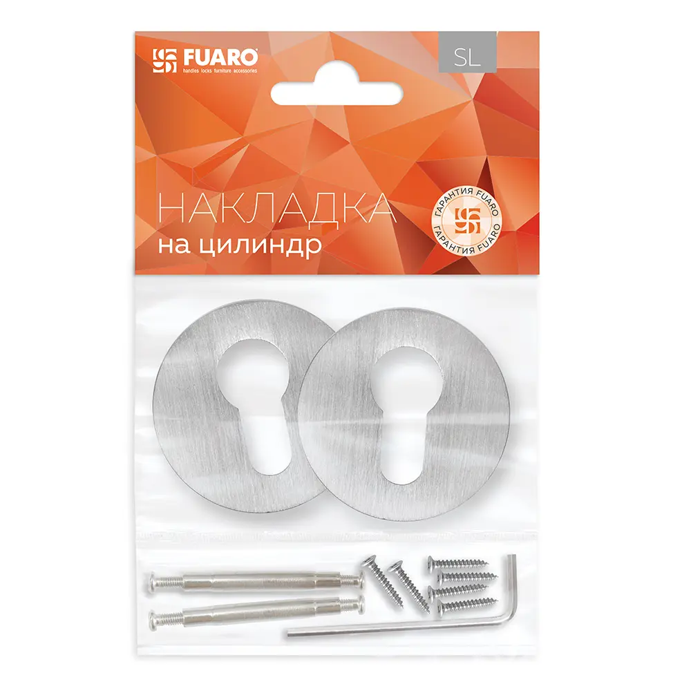 Фото 3 Накладка на цилиндр Fuaro ET.R.SLR52 SSG-39 сатинированное золото Фото 3 Накладка на цилиндр Fuaro ET.R.SLR52 SSG-39 сатинированное золото