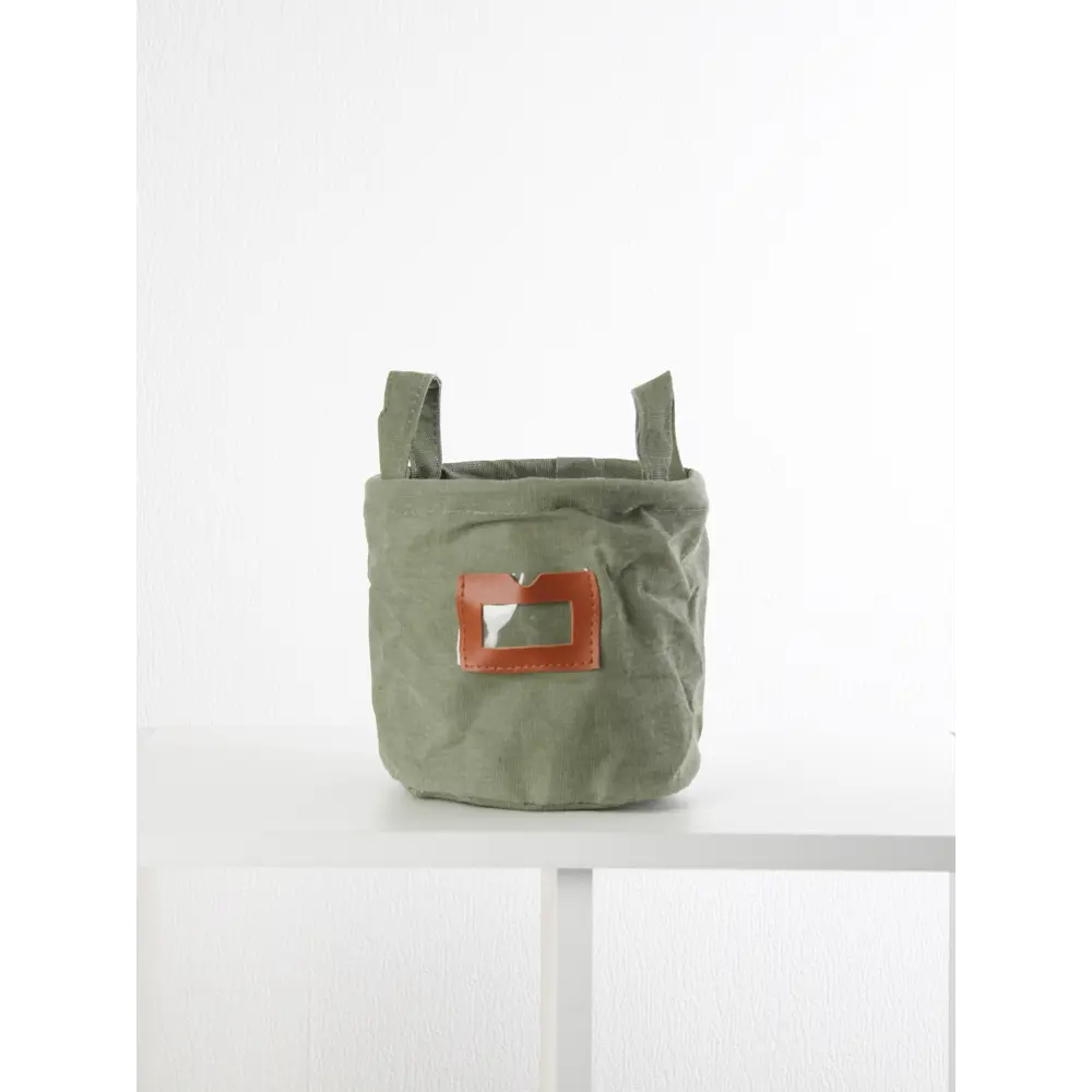 Фото Корзина Grinoteka 16x16x16 см текстиль цвет зеленый Фото Корзина Grinoteka 16x16x16 см текстиль цвет зеленый