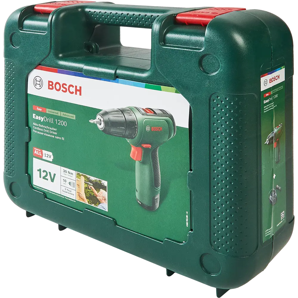 Фото 7 Дрель-шуруповерт аккумуляторная Bosch EasyDrill 1200 06039D3006, 12 В Li-ion 1x1.5 Ач Фото 7 Дрель-шуруповерт аккумуляторная Bosch EasyDrill 1200 06039D3006, 12 В Li-ion 1x1.5 Ач