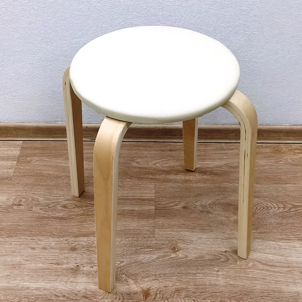 Фото 4 Табурет Solarius 36x45x36 см дерево цвет белый