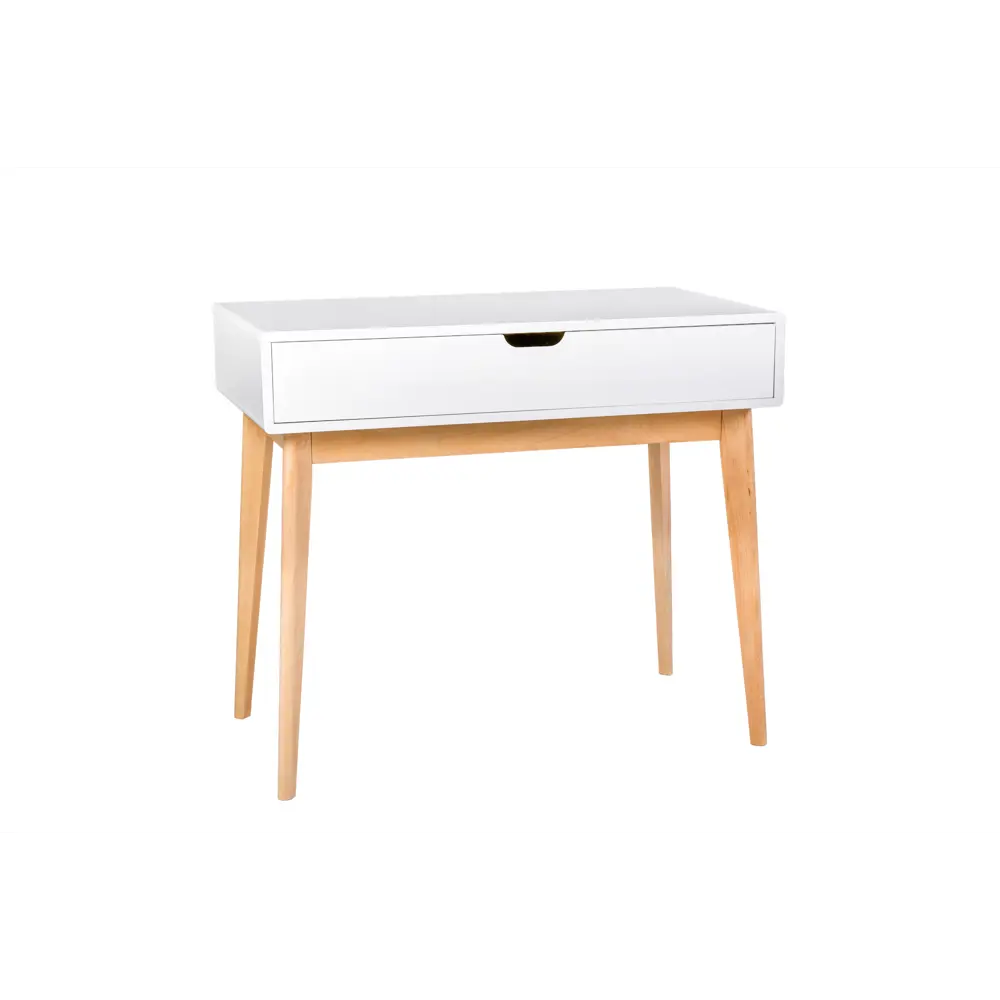 Фото 2 Туалетный столик R-Home Nikko 100x86x55 см цвет белый Фото 2 Туалетный столик R-Home Nikko 100x86x55 см цвет белый