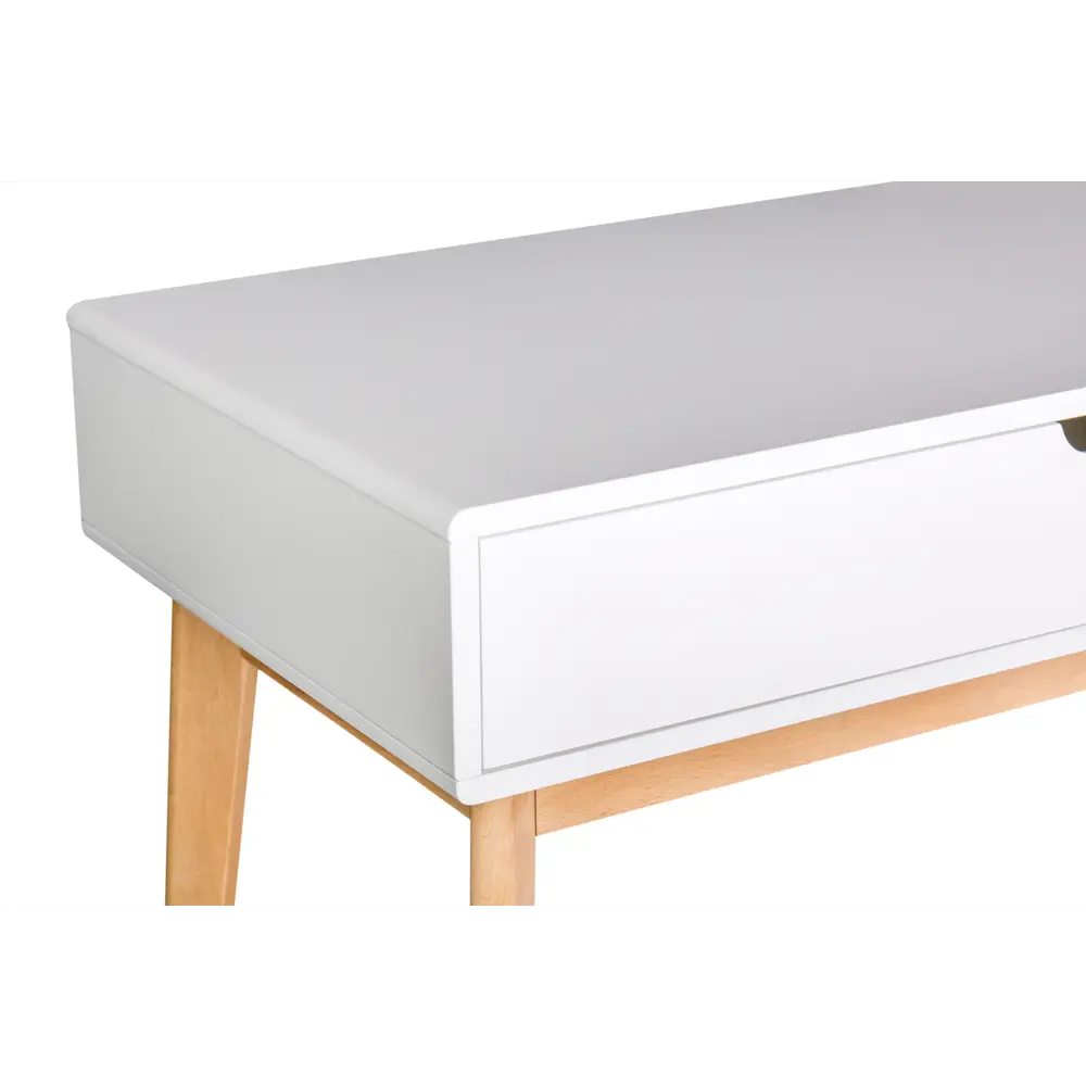 Фото 3 Туалетный столик R-Home Nikko 100x86x55 см цвет белый Фото 3 Туалетный столик R-Home Nikko 100x86x55 см цвет белый