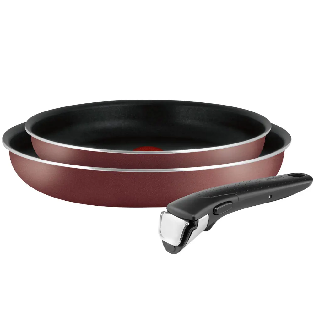 Фото Набор посуды Tefal 04175810 3 предмета алюминий цвет красный Фото Набор посуды Tefal 04175810 3 предмета алюминий цвет красный