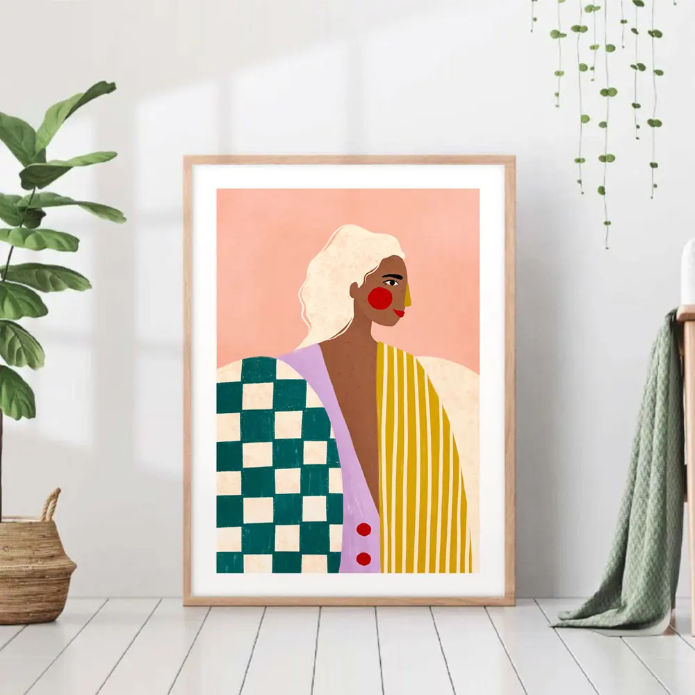 Фото Постер 28 картин "Яркая девушка в профиль" 70x50 см Фото Постер 28 картин "Яркая девушка в профиль" 70x50 см