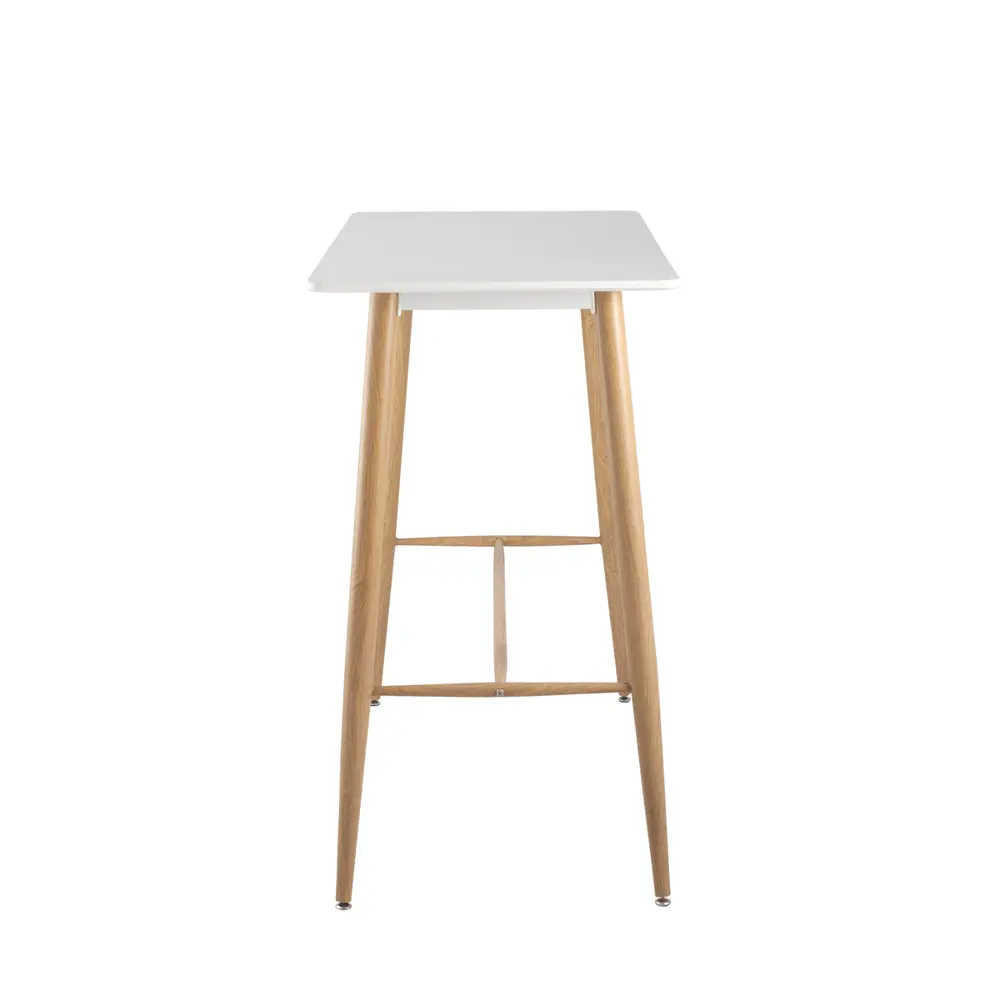 Фото 3 Барный стол прямоугольный 120x106x60 см Стул груп Eames МДФ цвет белый Фото 3 Барный стол прямоугольный 120x106x60 см Стул груп Eames МДФ цвет белый