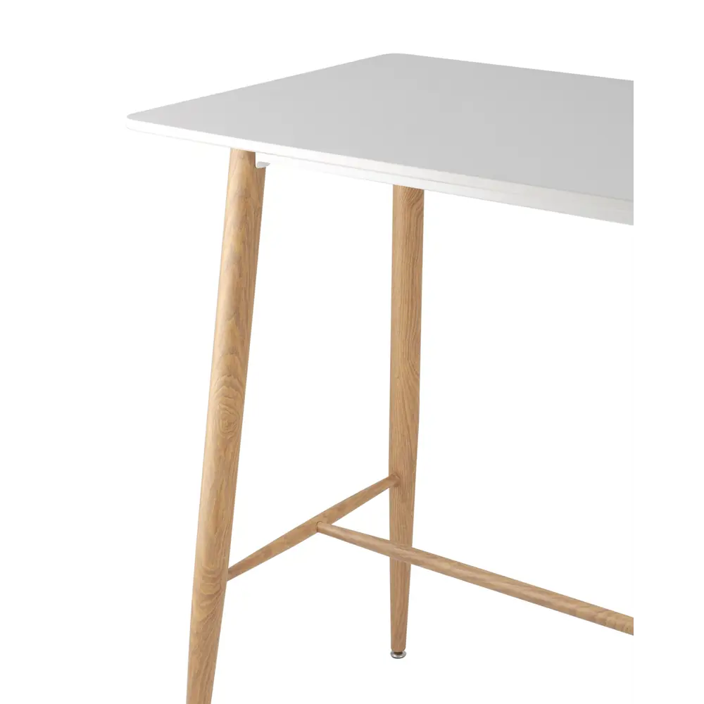 Фото 6 Барный стол прямоугольный 120x106x60 см Стул груп Eames МДФ цвет белый Фото 6 Барный стол прямоугольный 120x106x60 см Стул груп Eames МДФ цвет белый