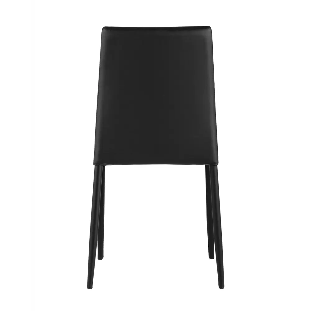 Фото 7 Стул кухонный Стул груп Abner Black Box 87x50x39 см экокожа цвет черный 4 шт Фото 7 Стул кухонный Стул груп Abner Black Box 87x50x39 см экокожа цвет черный 4 шт
