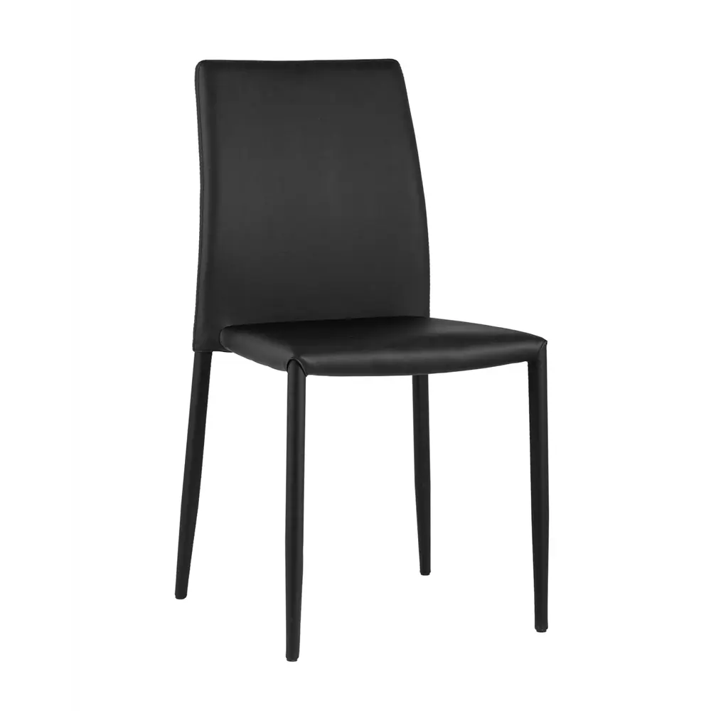 Фото 8 Стул кухонный Стул груп Abner Black Box 87x50x39 см экокожа цвет черный 4 шт Фото 8 Стул кухонный Стул груп Abner Black Box 87x50x39 см экокожа цвет черный 4 шт