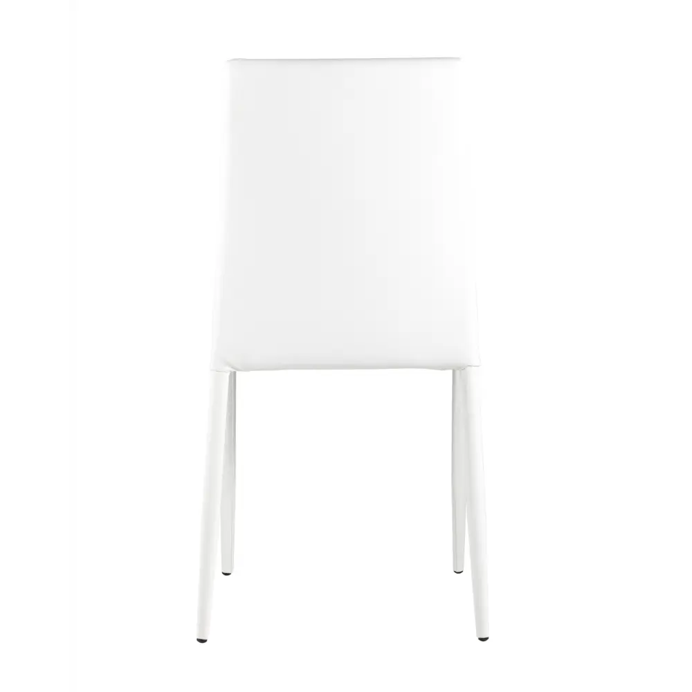 Фото 5 Стул кухонный Стул груп Abner white 87x50x39 см экокожа цвет белый Фото 5 Стул кухонный Стул груп Abner white 87x50x39 см экокожа цвет белый