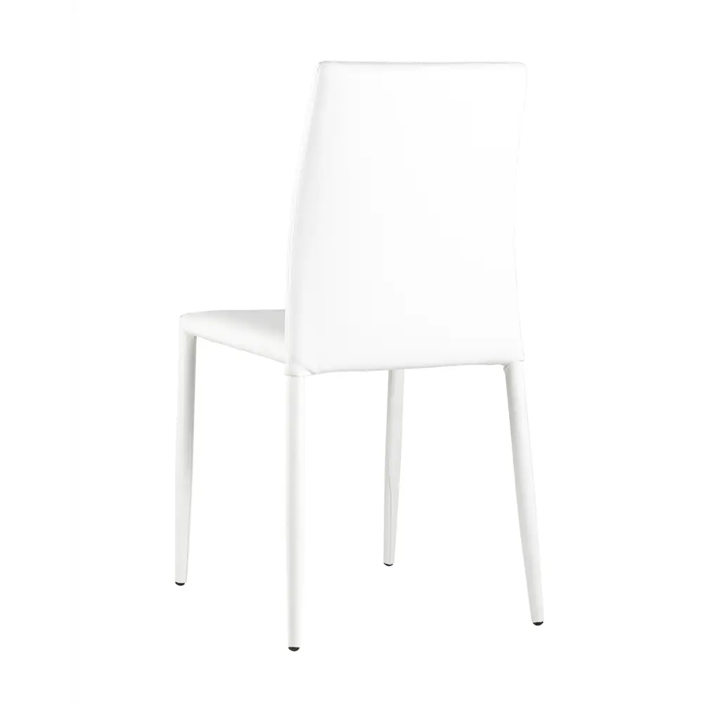 Фото 4 Стул кухонный Стул груп Abner white Box 87x50x39 см экокожа цвет белый 4 шт Фото 4 Стул кухонный Стул груп Abner white Box 87x50x39 см экокожа цвет белый 4 шт