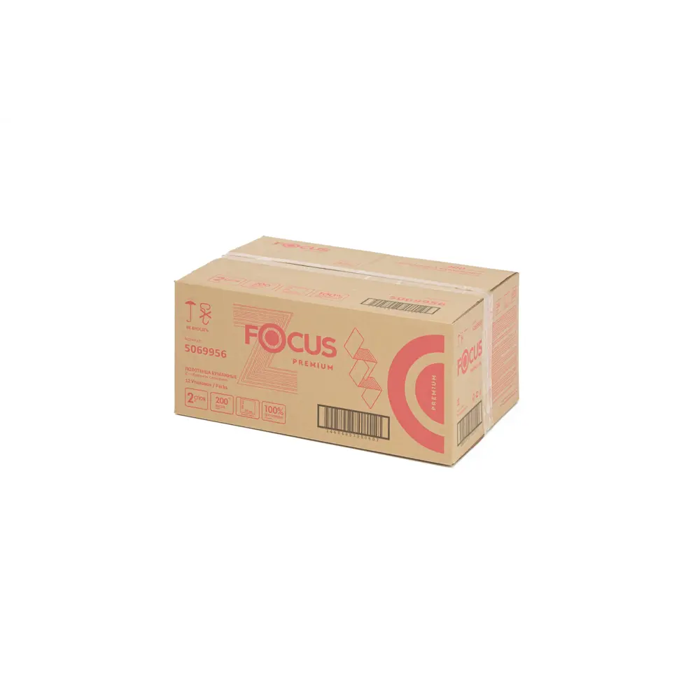Фото 7 Бумажные полотенца для диспенсеров FOCUS Premium 5069956-Focus-Premium-12-200 2-слойные 12 пачек по 200 листов цвет белый Фото 7 Бумажные полотенца для диспенсеров FOCUS Premium 5069956-Focus-Premium-12-200 2-слойные 12 пачек по 200 листов цвет белый