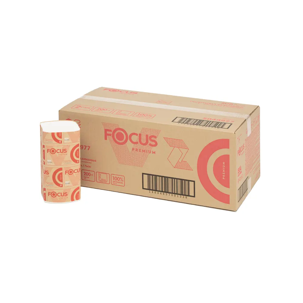Фото 6 Бумажные полотенца для диспенсеров FOCUS Premium 5049977-Focus-Premium-15-200 2-слойные 15 пачек по 200 листов цвет белый Фото 6 Бумажные полотенца для диспенсеров FOCUS Premium 5049977-Focus-Premium-15-200 2-слойные 15 пачек по 200 листов цвет белый