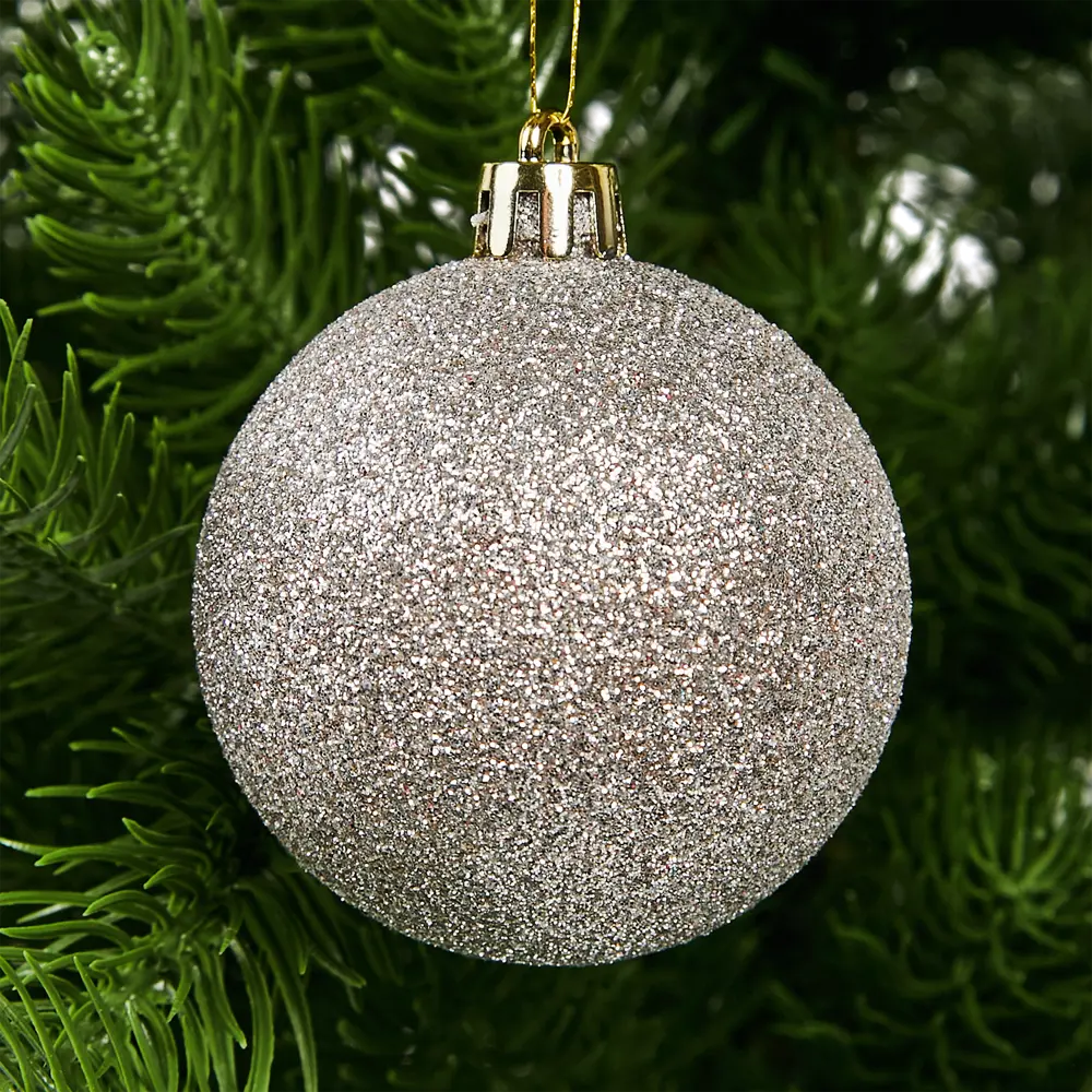 Фото 7 Набор новогодних шаров Christmas ø5-6 см цвет розово-белый 25 шт. Фото 7 Набор новогодних шаров Christmas ø5-6 см цвет розово-белый 25 шт.
