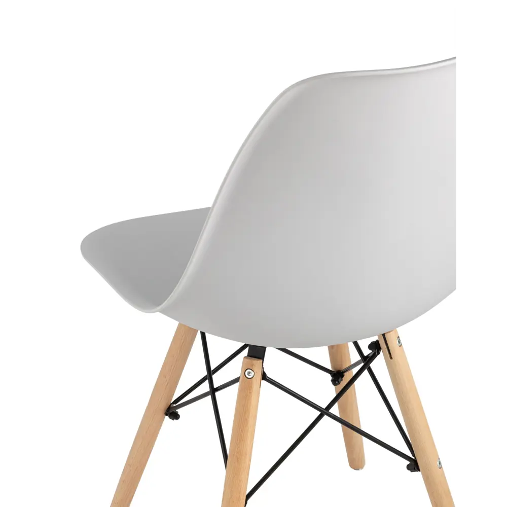 Фото 8 Стул Stool Group Dsw style 81x42x46 см пластик цвет светло-серый Фото 8 Стул Stool Group Dsw style 81x42x46 см пластик цвет светло-серый