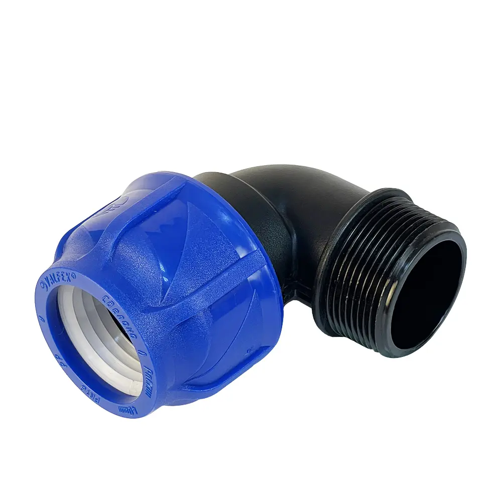 Фото Отвод ПНД Valfex ø1 1/2"х40 мм наружная резьба Фото Отвод ПНД Valfex ø1 1/2"х40 мм наружная резьба