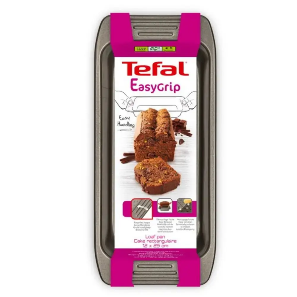 Фото 5 Форма для кекса Tefal Easy Grip 14x6.2x31 см углеродистая сталь цвет коричневый Фото 5 Форма для кекса Tefal Easy Grip 14x6.2x31 см углеродистая сталь цвет коричневый