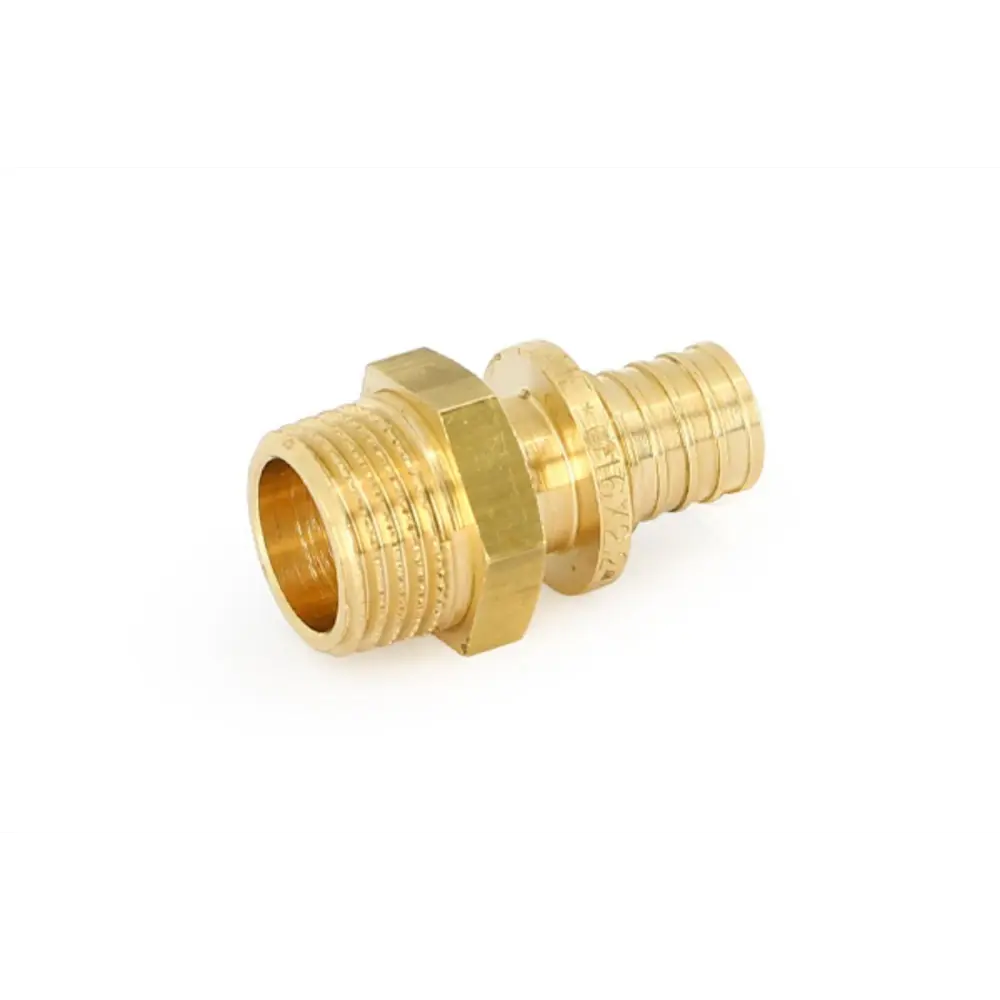 Фото Переходник Uni-Fitt 1/2"x16 мм НР латунь Фото Переходник Uni-Fitt 1/2"x16 мм НР латунь