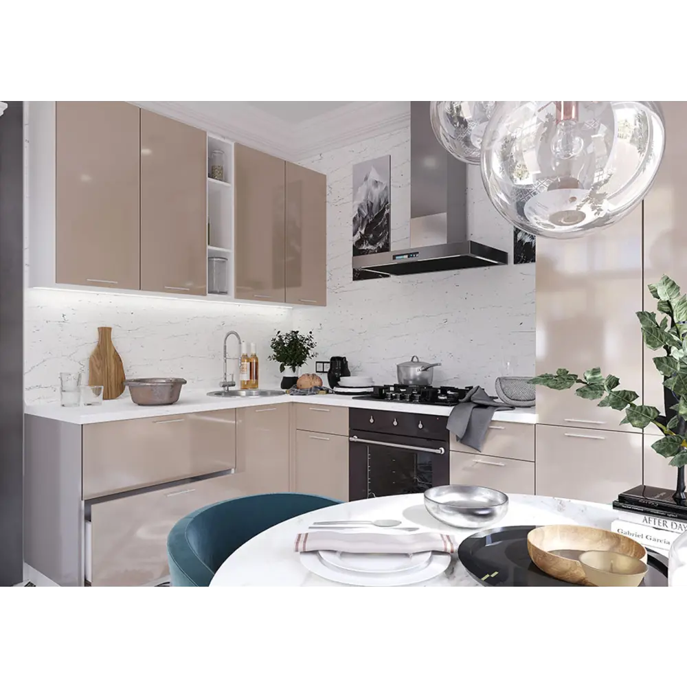 Фото 4 Напольный шкаф под духовку Сурская мебель Капучино 60х82х48 см ЛДСП цвет капучино Фото 4 Напольный шкаф под духовку Сурская мебель Капучино 60х82х48 см ЛДСП цвет капучино