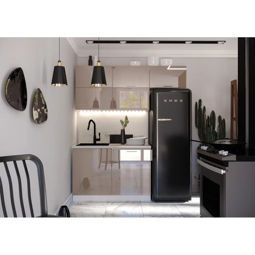 Фото 5 Напольный шкаф под духовку Сурская мебель Капучино 60х82х48 см ЛДСП цвет капучино Фото 5 Напольный шкаф под духовку Сурская мебель Капучино 60х82х48 см ЛДСП цвет капучино