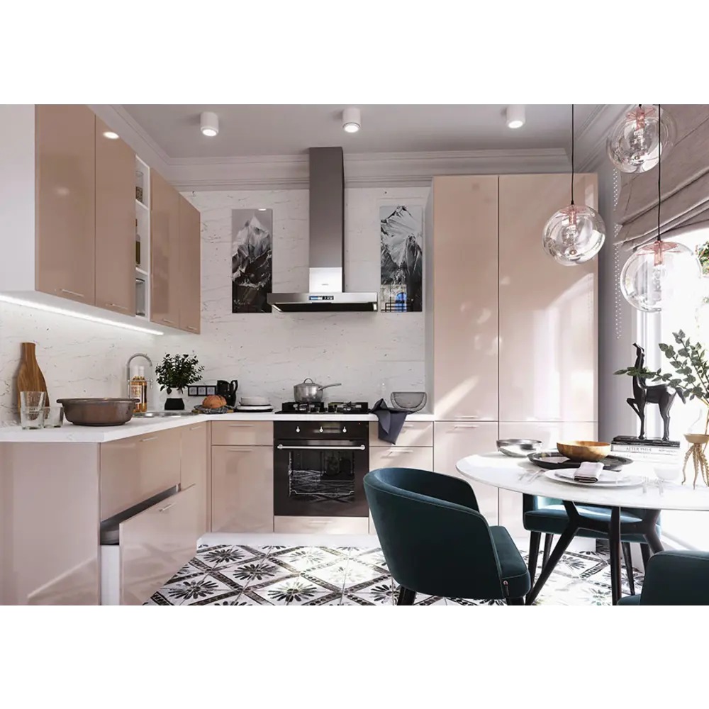 Фото 3 Напольный шкаф Сурская мебель Капучино 80x82x48 см 4 ящика ЛДСП цвет капучино Фото 3 Напольный шкаф Сурская мебель Капучино 80x82x48 см 4 ящика ЛДСП цвет капучино