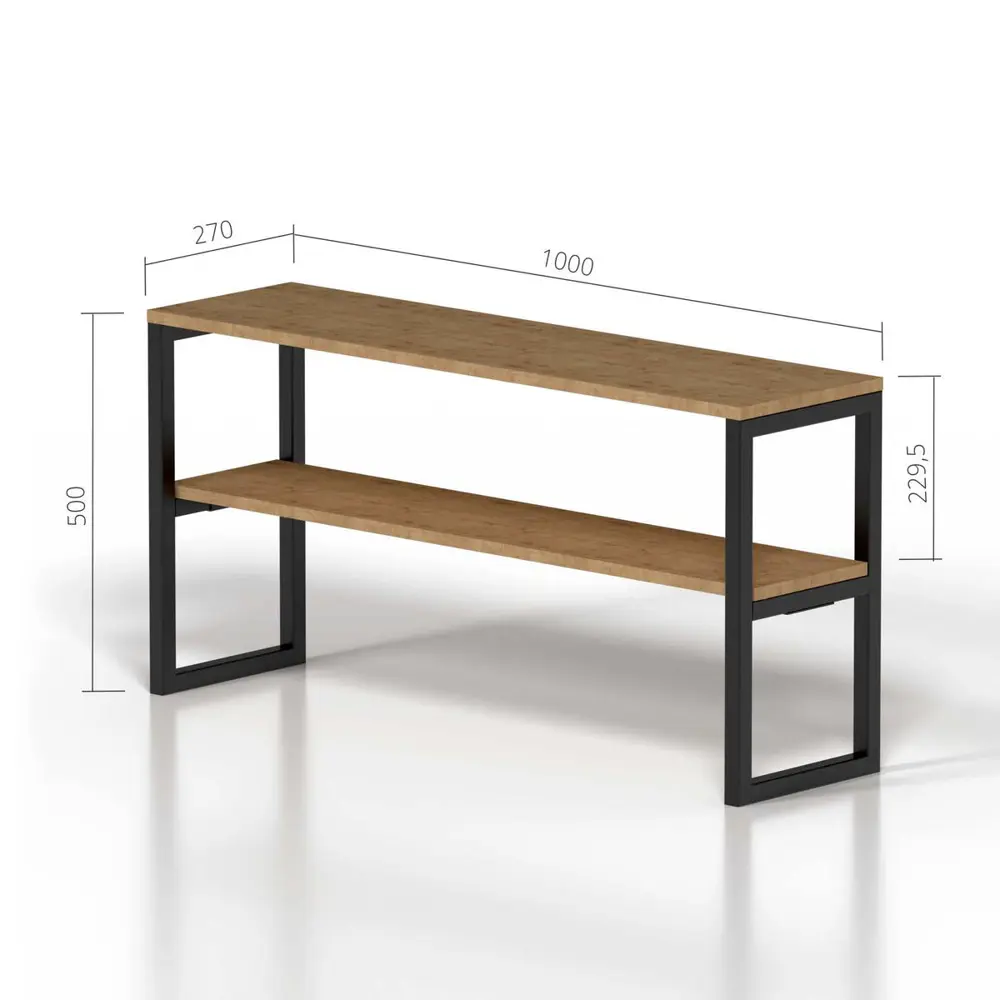 Фото 2 Тумба под телевизор Mags СКЛ07-00030 100x50x27 см дерево/металл цвет коричневый Фото 2 Тумба под телевизор Mags СКЛ07-00030 100x50x27 см дерево/металл цвет коричневый