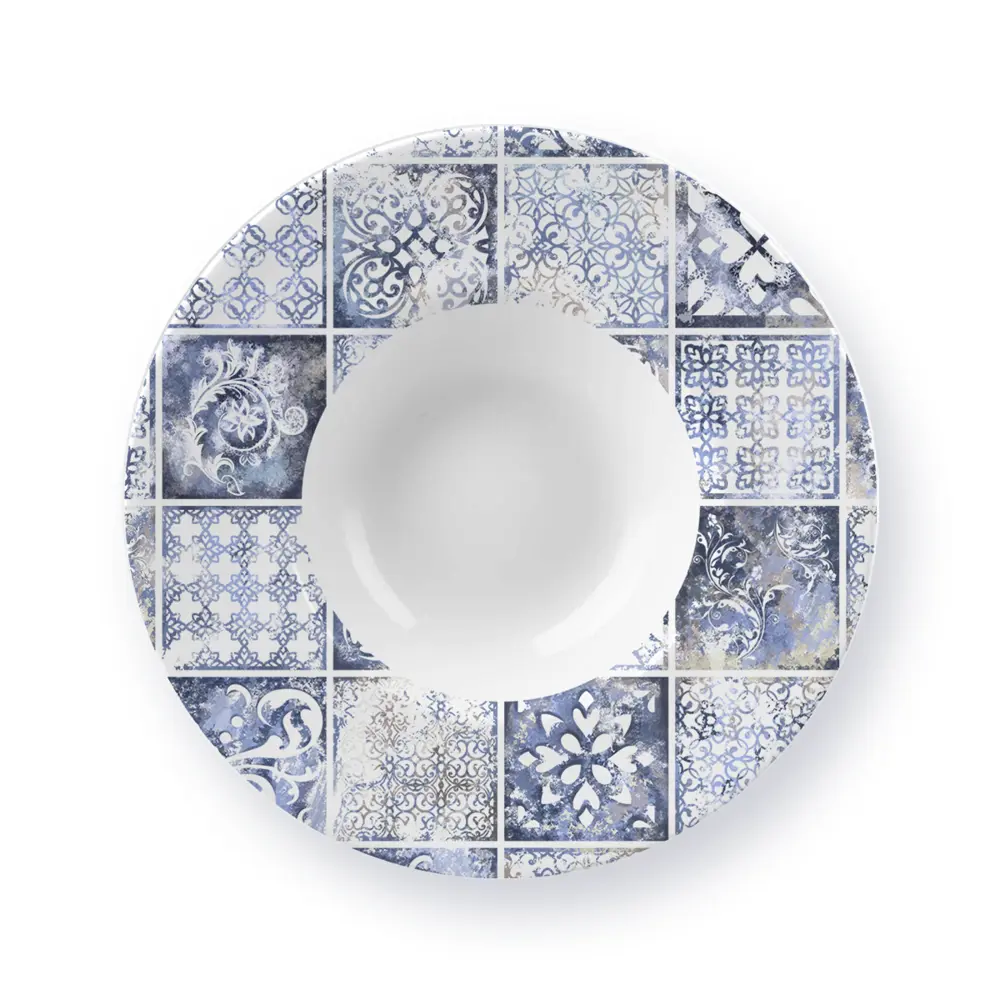 Фото Тарелка Homium Азулежу 28x5.50x28 см керамика цвет белый