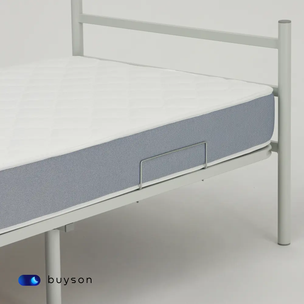 Фото 7 Кровать односпальная buyson BuyFirst 80x200 см металл цвет серый Фото 7 Кровать односпальная buyson BuyFirst 80x200 см металл цвет серый