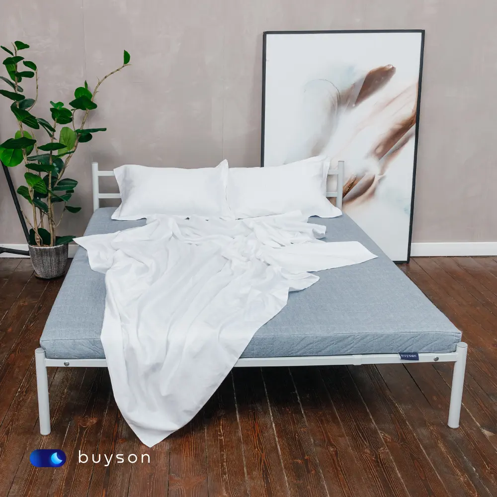 Фото 8 Кровать односпальная buyson BuyFirst 80x200 см металл цвет серый Фото 8 Кровать односпальная buyson BuyFirst 80x200 см металл цвет серый