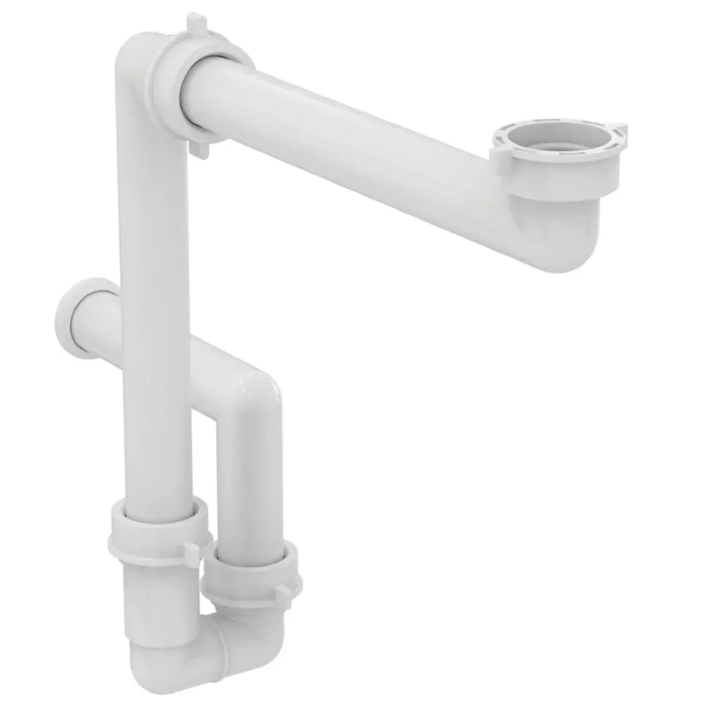 Фото Сифон для раковины Ideal standard D32 мм свободное протекание белый Фото Сифон для раковины Ideal standard D32 мм свободное протекание белый