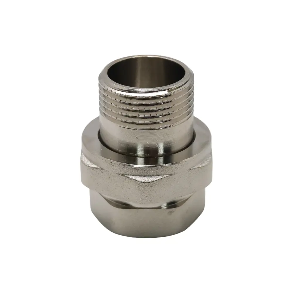 Фото Американка прямая Aqualink 1"x1" ВР-НР латунь k10861 Фото Американка прямая Aqualink 1"x1" ВР-НР латунь k10861