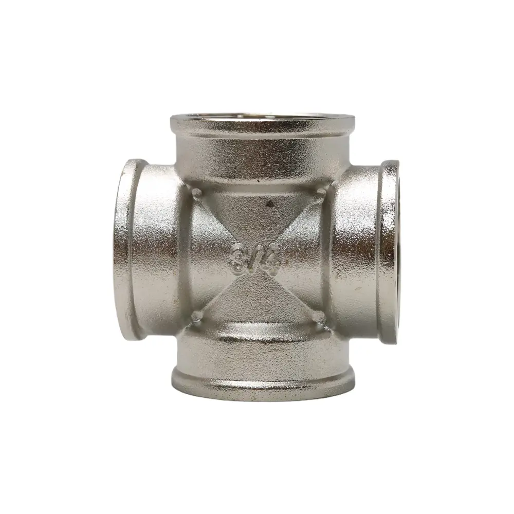 Фото 3 Крестовина Aqualink 3/4"x3/4"x3/4"x3/4" ВР латунь Фото 3 Крестовина Aqualink 3/4"x3/4"x3/4"x3/4" ВР латунь