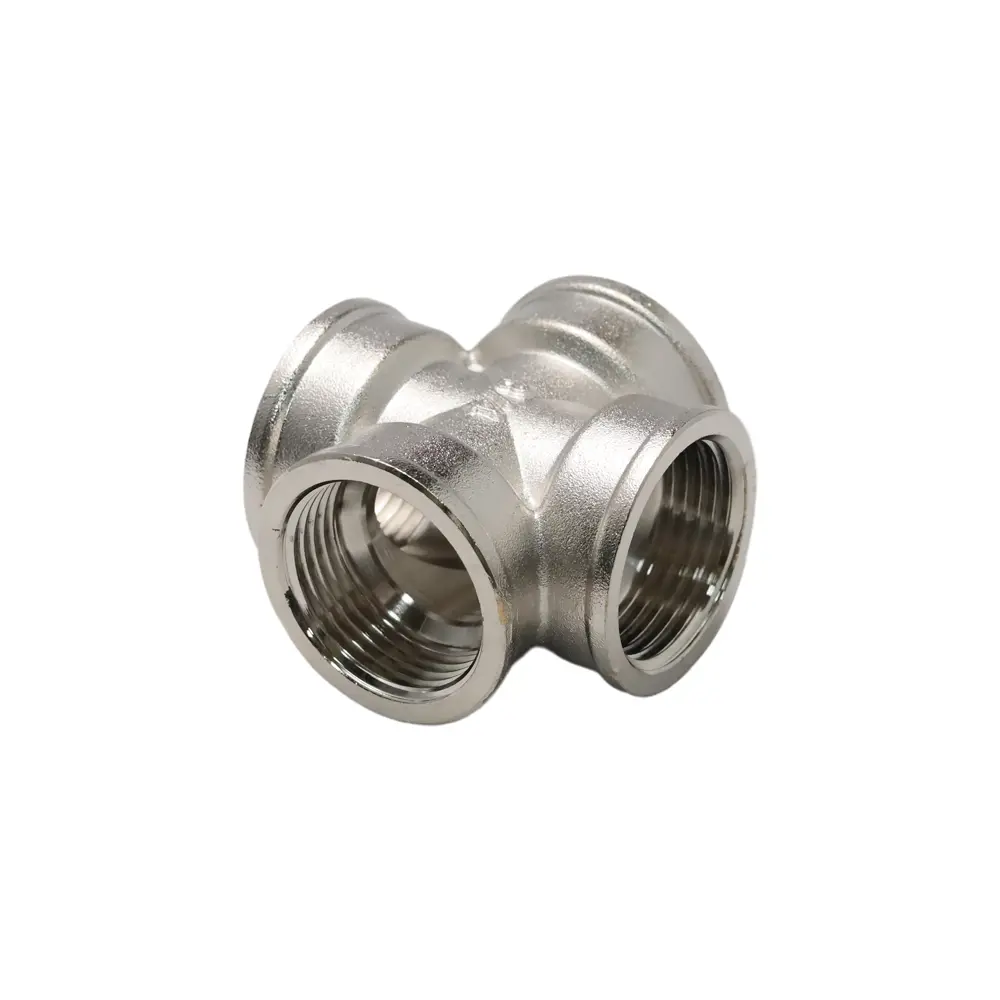 Фото 4 Крестовина Aqualink 3/4"x3/4"x3/4"x3/4" ВР латунь Фото 4 Крестовина Aqualink 3/4"x3/4"x3/4"x3/4" ВР латунь