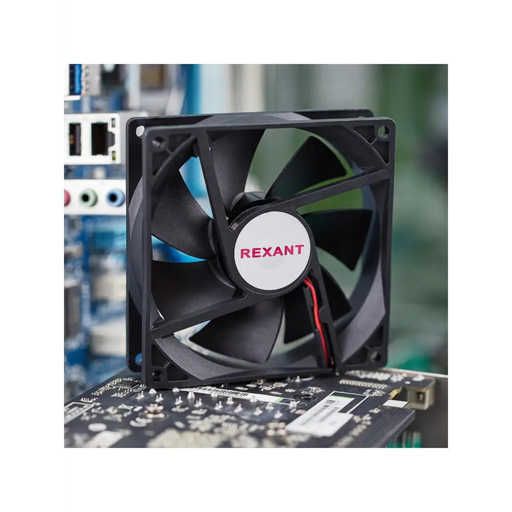 Фото 2 Вентилятор Rexant 72-4090 2.88 Вт цвет черный Фото 2 Вентилятор Rexant 72-4090 2.88 Вт цвет черный