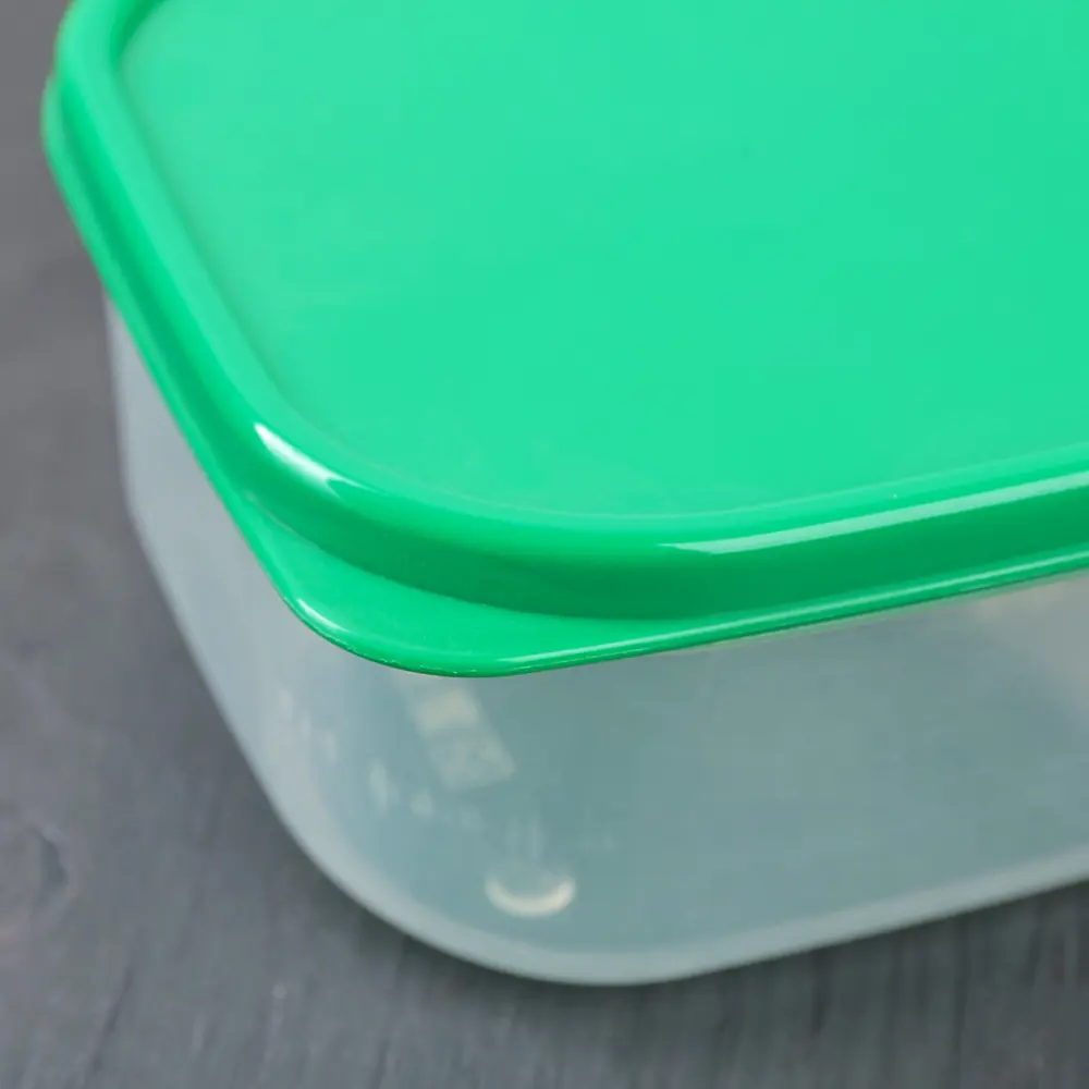 Фото 2 Контейнер для пищевых продуктов Доляна 0.4 мл пластик цвет зеленый