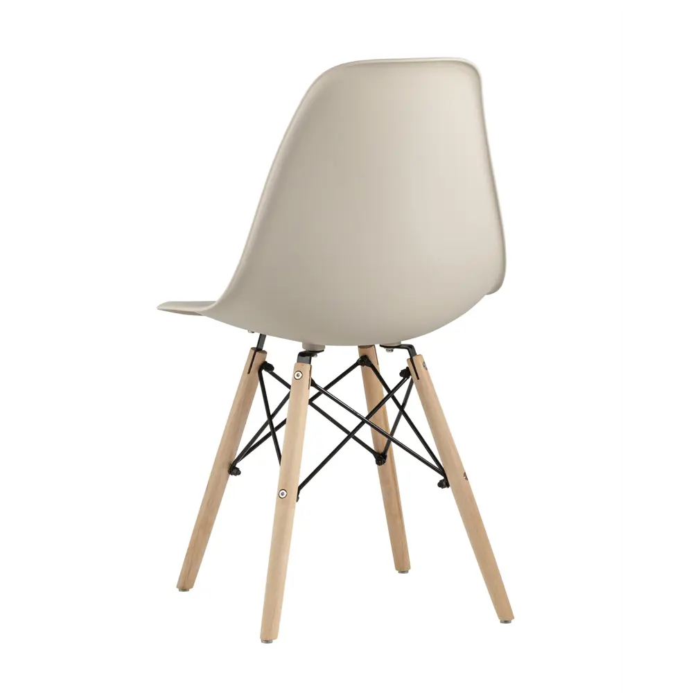 Фото 7 Комплект кухонных стульев 2 шт Стул груп Y801 81x53x63 см пластик цвет бежевый