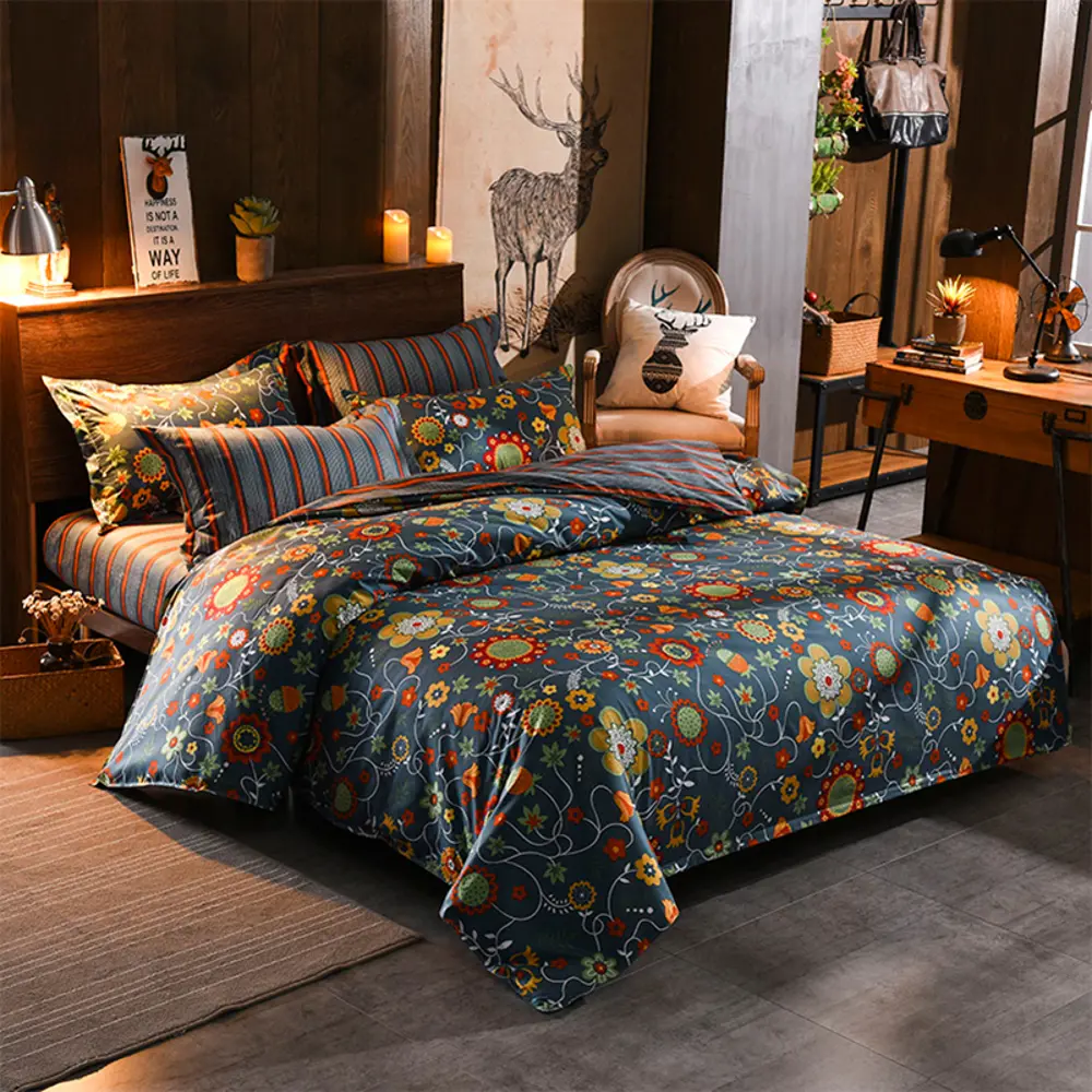Фото Комплект постельного белья Tango Dream Fly DF05-120-70 код1112, семейный, сатин, разноцветный Фото Комплект постельного белья Tango Dream Fly DF05-120-70 код1112, семейный, сатин, разноцветный