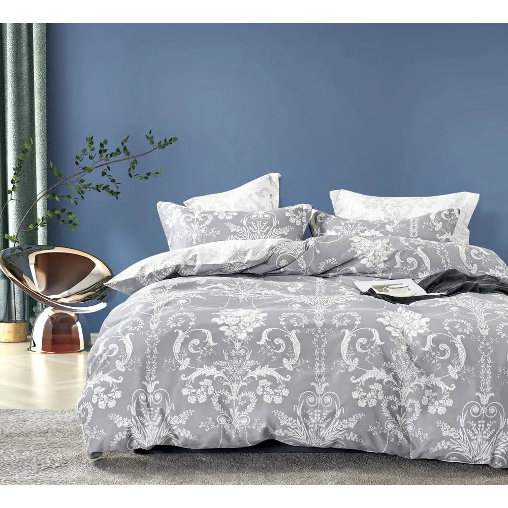 Фото Комплект постельного белья Tango Twill TPIG5-1688-50 код1059, семейный, сатин, цвет белый Фото Комплект постельного белья Tango Twill TPIG5-1688-50 код1059, семейный, сатин, цвет белый
