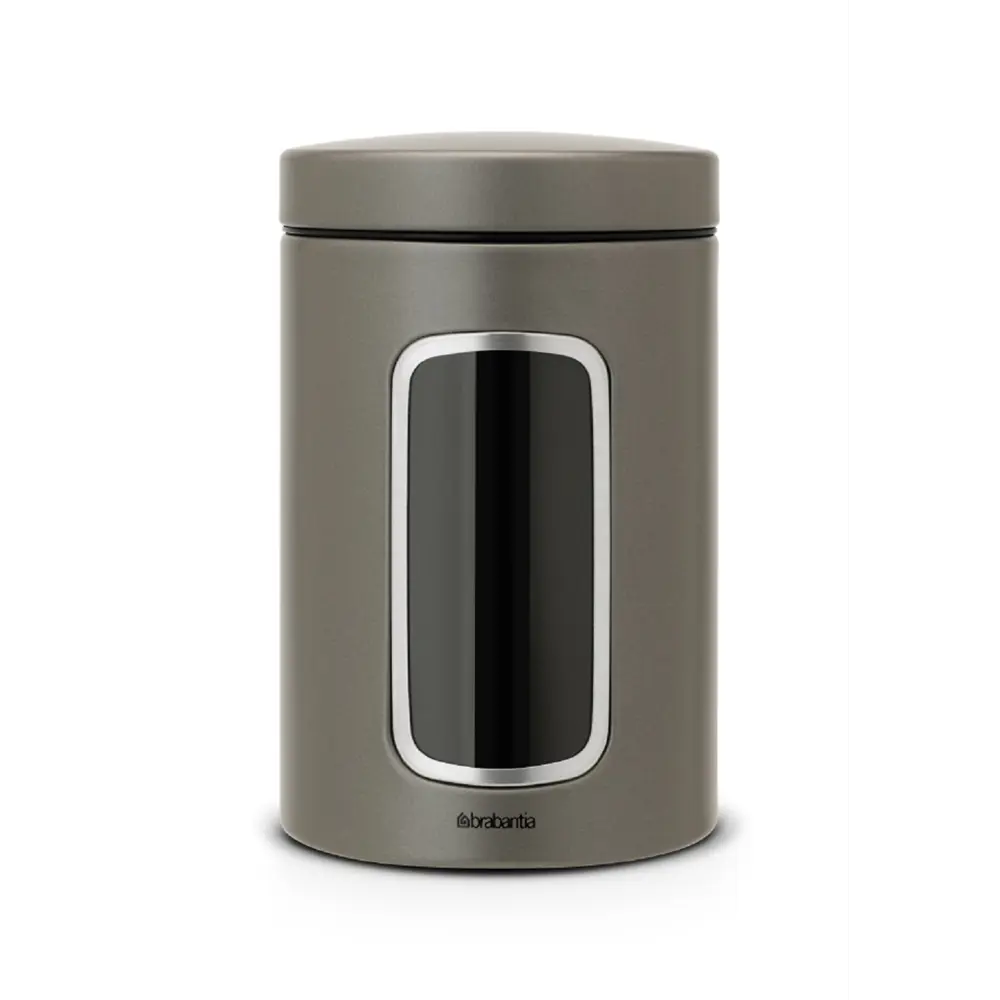 Фото Контейнер для пищевых продуктов Brabantia 1.4 л нержавеющая сталь цвет платиновый Фото Контейнер для пищевых продуктов Brabantia 1.4 л нержавеющая сталь цвет платиновый