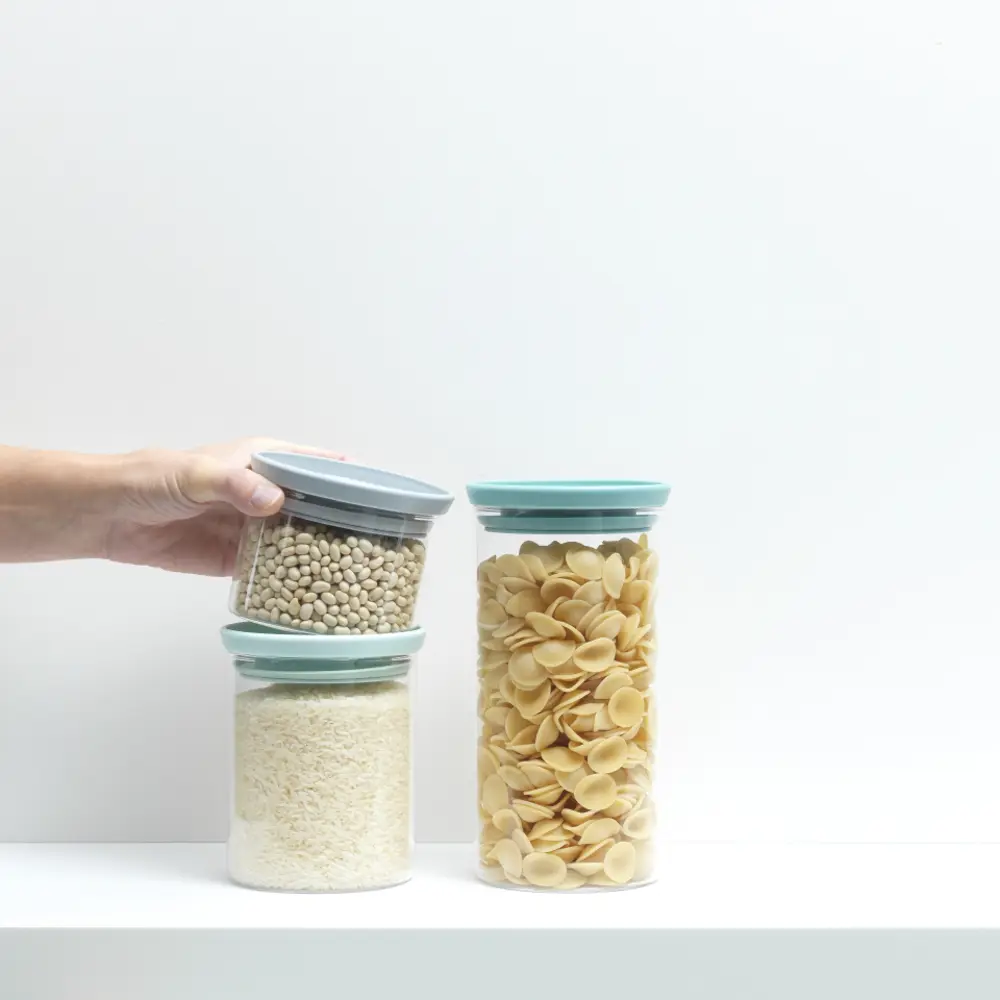 Фото 4 Набор банок 3 шт Brabantia 0.3 л стекло цвет Фото 4 Набор банок 3 шт Brabantia 0.3 л стекло цвет