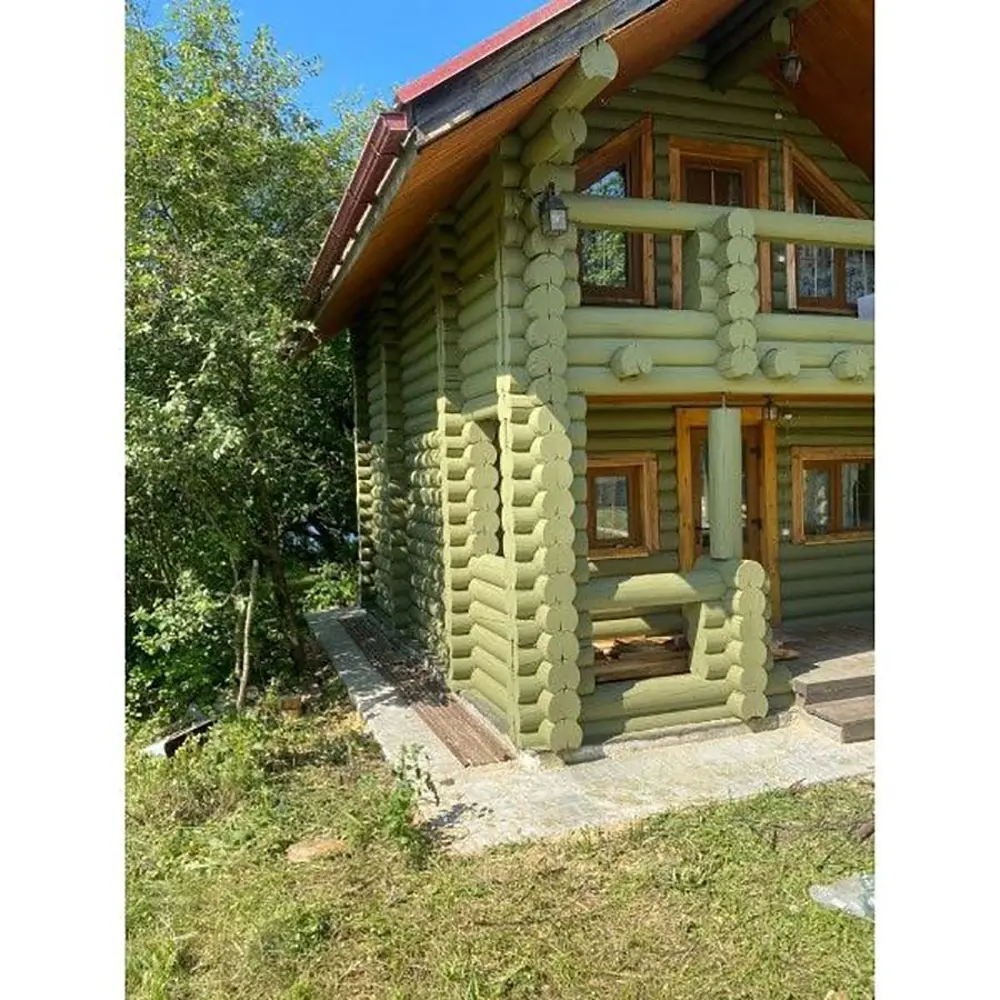 Фото 10 Краска по дереву для наружных работ без запаха Profipaints Eco Wood Facade 9л RAL-3020