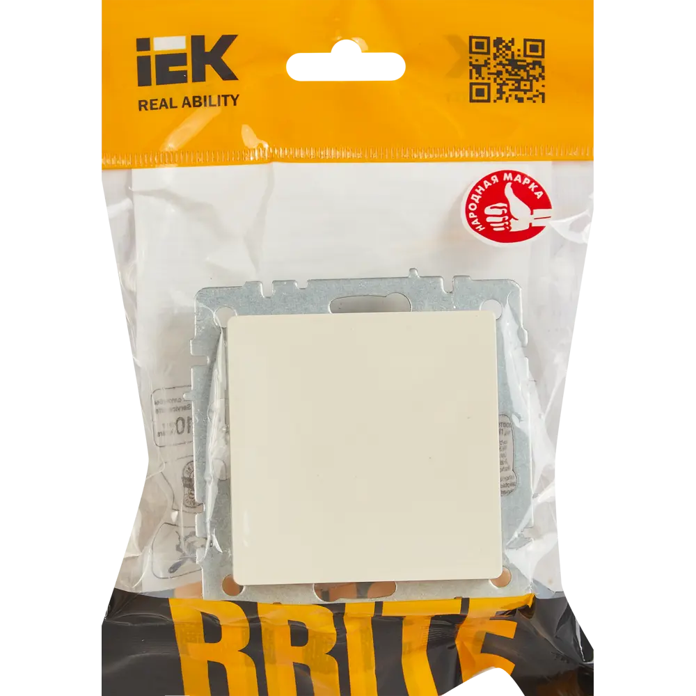 Фото 5 Заглушка IEK Brite цвет бежевый Фото 5 Заглушка IEK Brite цвет бежевый