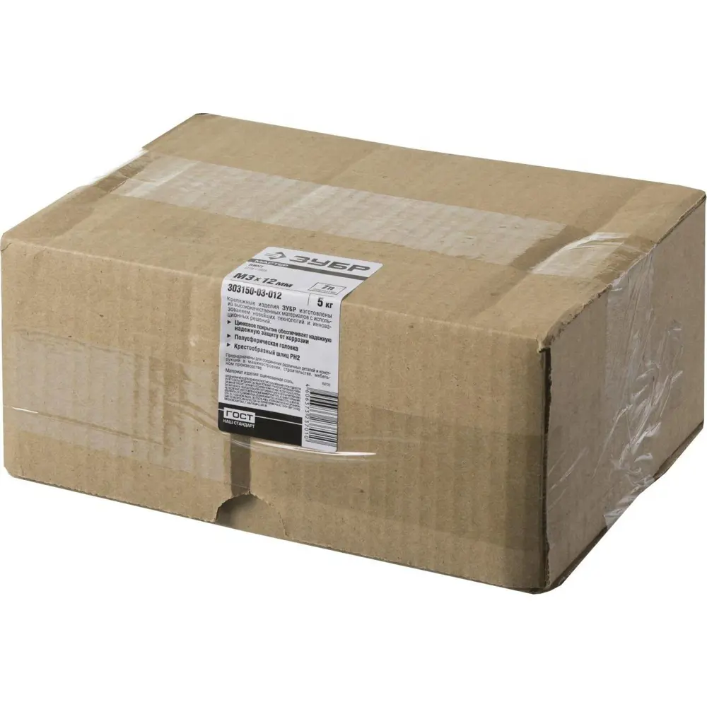 Фото 2 Винт оцинкованный ЗУБР 303150-03-012 МАСТЕР