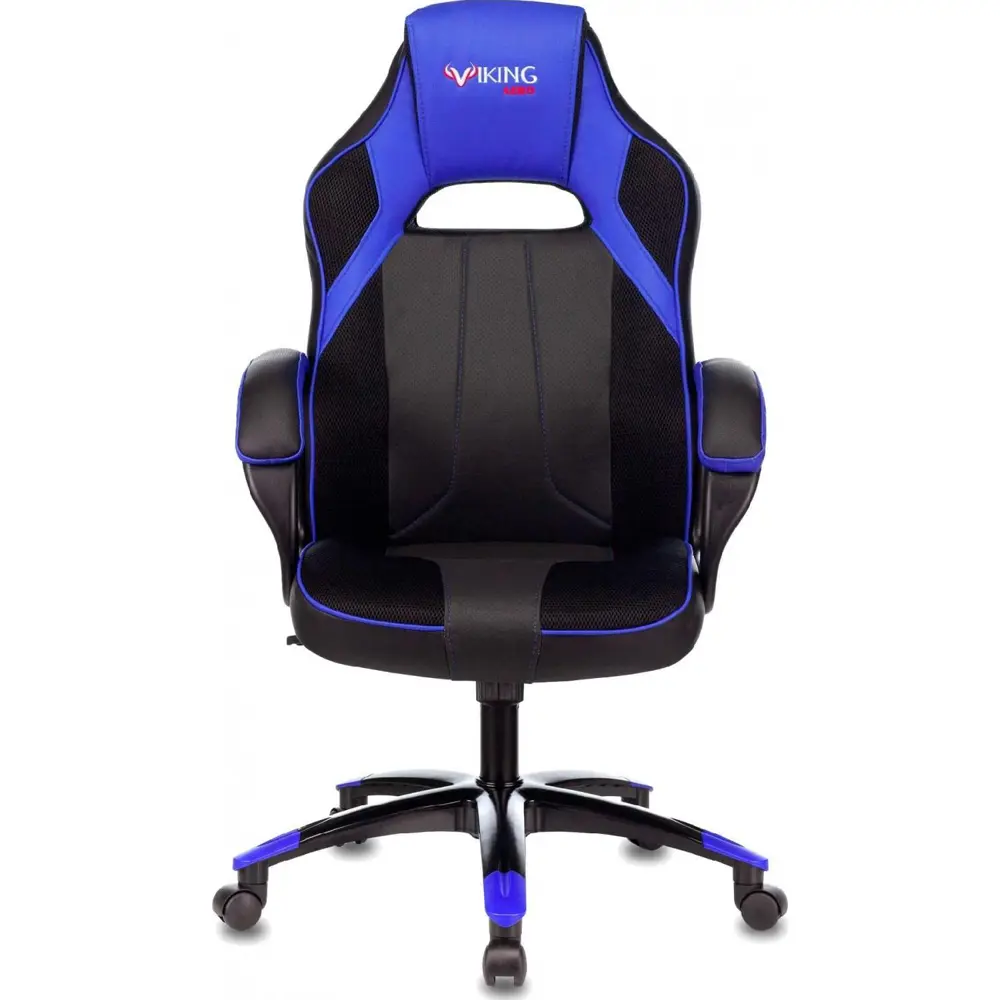 Фото 2 Игровое кресло Бюрократ искусственная кожа цвет синий VIKING 2 AERO BLUE Фото 2 Игровое кресло Бюрократ искусственная кожа цвет синий VIKING 2 AERO BLUE