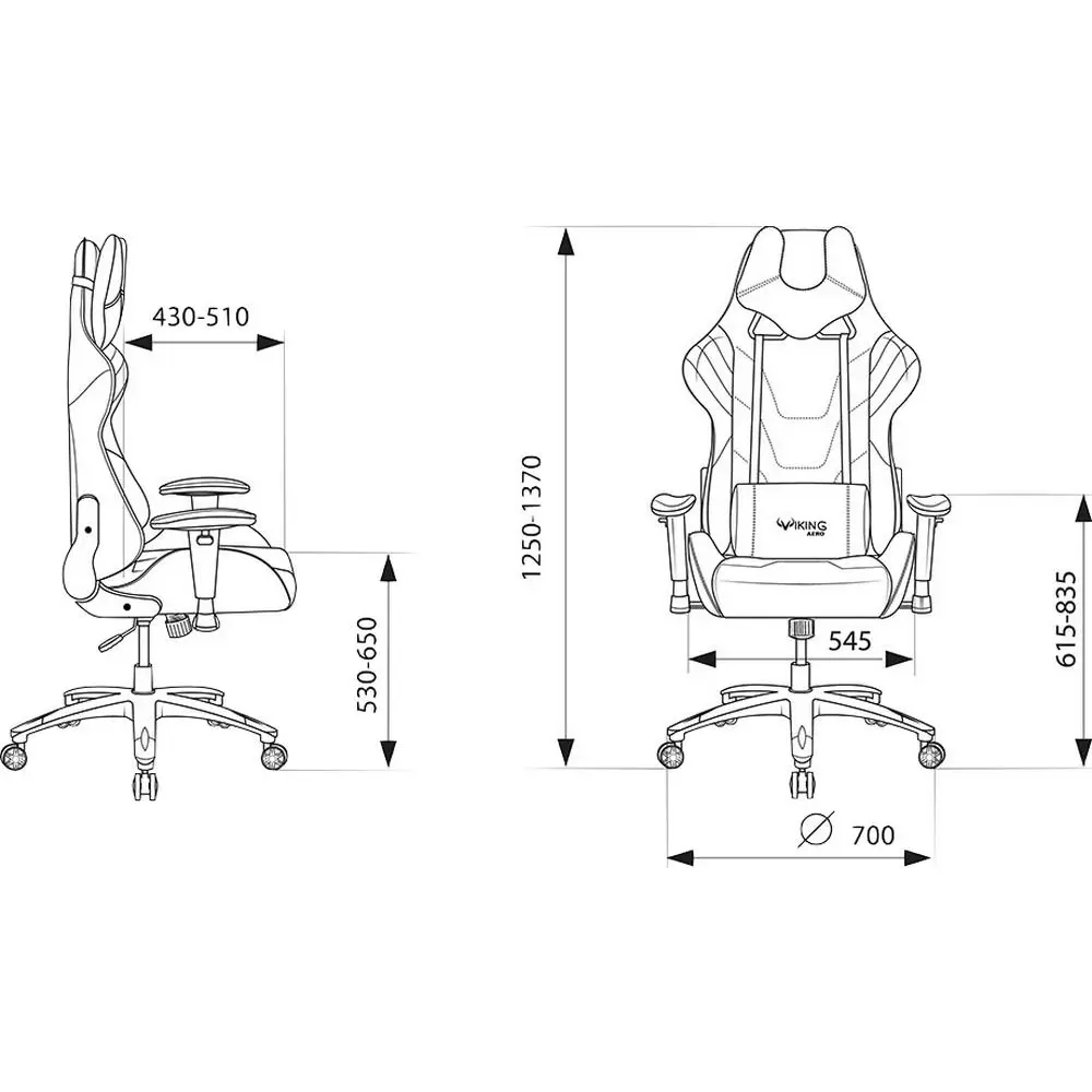 Фото 3 Игровое кресло Бюрократ искусственная кожа цвет красный VIKING 4 AERO RED Фото 3 Игровое кресло Бюрократ искусственная кожа цвет красный VIKING 4 AERO RED