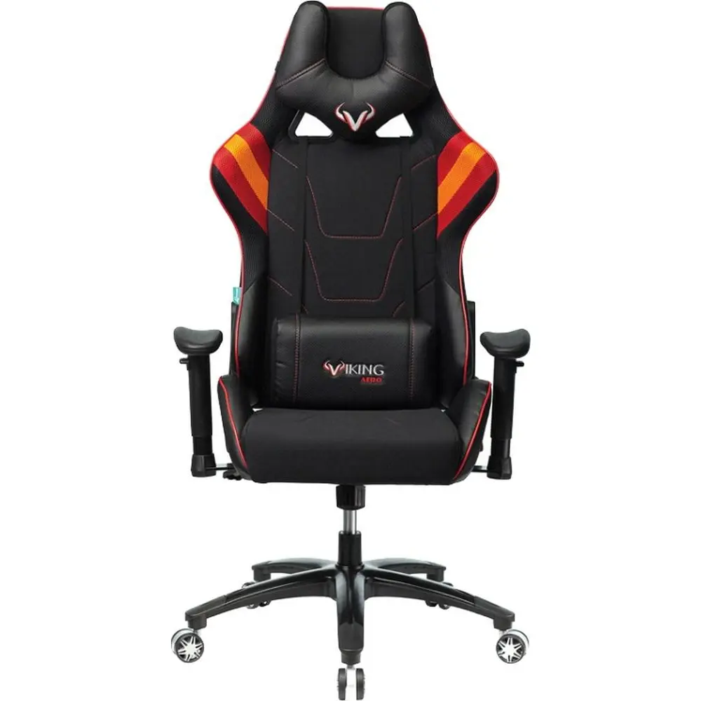 Фото 2 Игровое кресло Бюрократ искусственная кожа цвет красный VIKING 4 AERO RED Фото 2 Игровое кресло Бюрократ искусственная кожа цвет красный VIKING 4 AERO RED