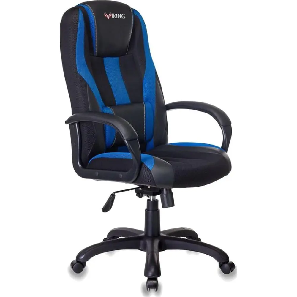 Фото Игровое кресло Бюрократ искусственная кожа цвет синий VIKING-9/BL+BLUE Фото Игровое кресло Бюрократ искусственная кожа цвет синий VIKING-9/BL+BLUE